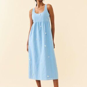 Emily Dress - Pearly Blue